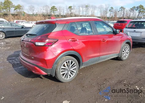 2022 Nissan Kicks Sv Xtronic Cvt z USA, uszkodzony, nr VIN 3N1CP5CVXNL516490